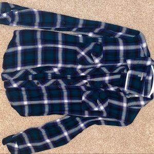 Blue/ Green flannel